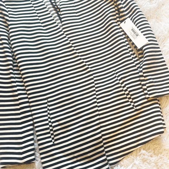 NWT Anthropologie x Bishop + Young Navy Striped Tradewind Blazer women size S - Picture 10 of 10